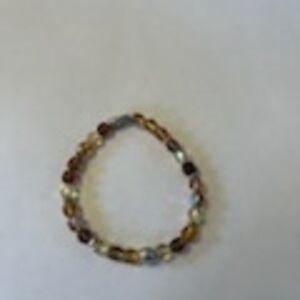 Jelly's Jewelry and Boutique Handcrafted Multicolor Natural Tone Beaded Bracelet